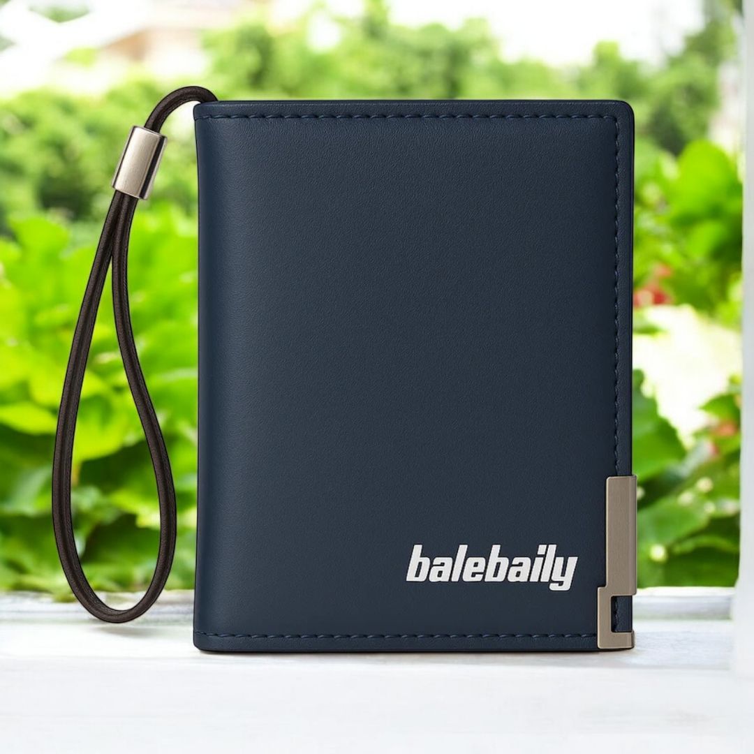 Balebaily Compact PU Wallet – Sleek, Smart & Stylish Saadi.Pk