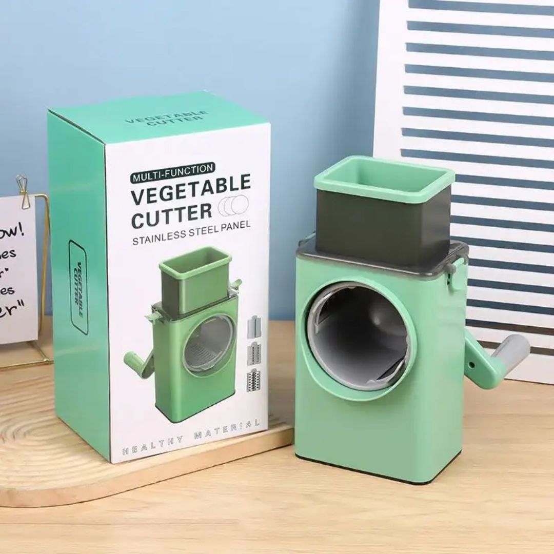 3 in 1 Multi Function Vegetable Cutter With Stainless Steel Panel