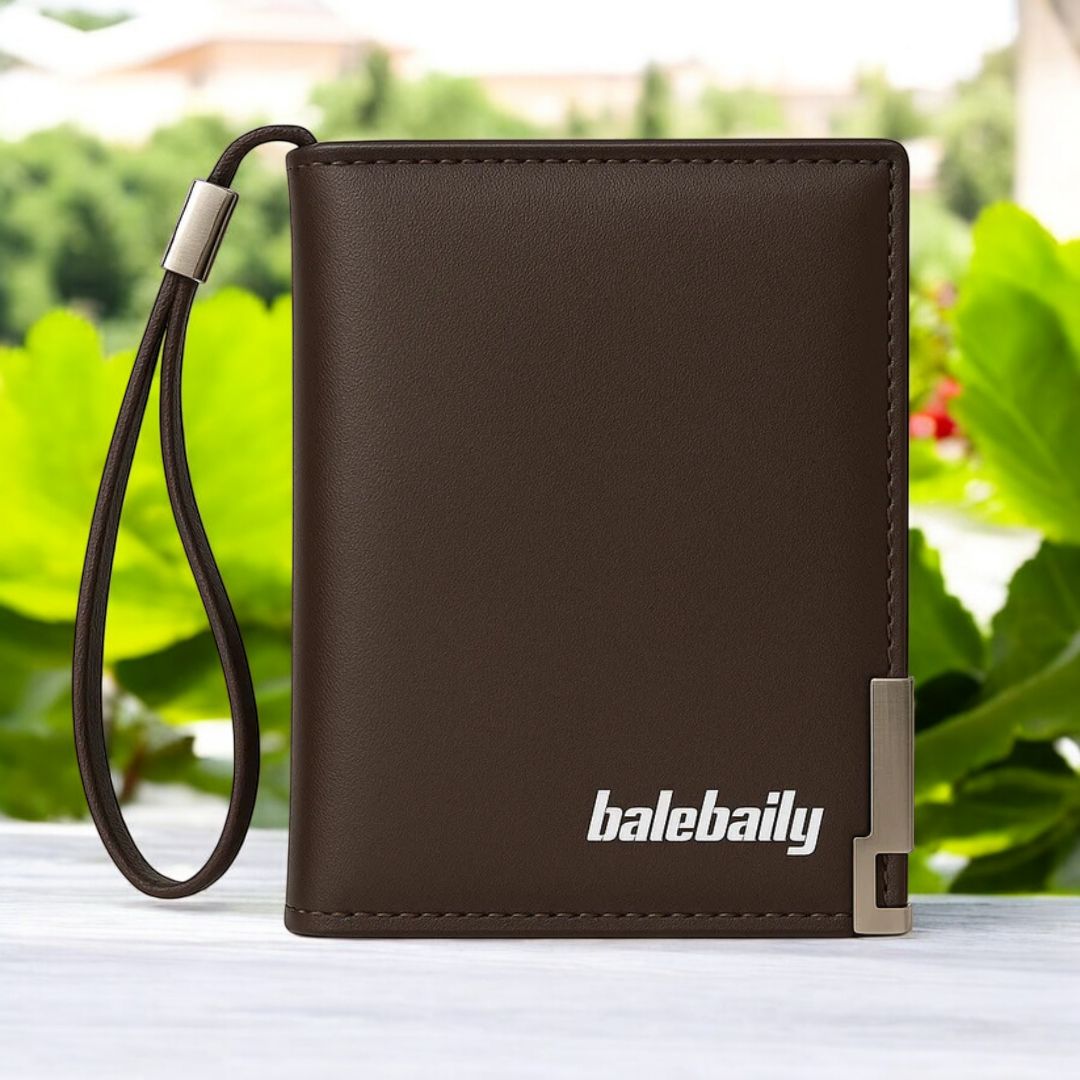 Balebaily Compact PU Wallet – Sleek, Smart & Stylish Saadi.Pk