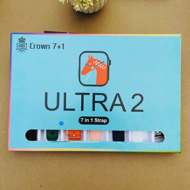 Crown 7+1 Ultra 2 Smartwatch - with Free Cash on Delivery Saadi.Pk