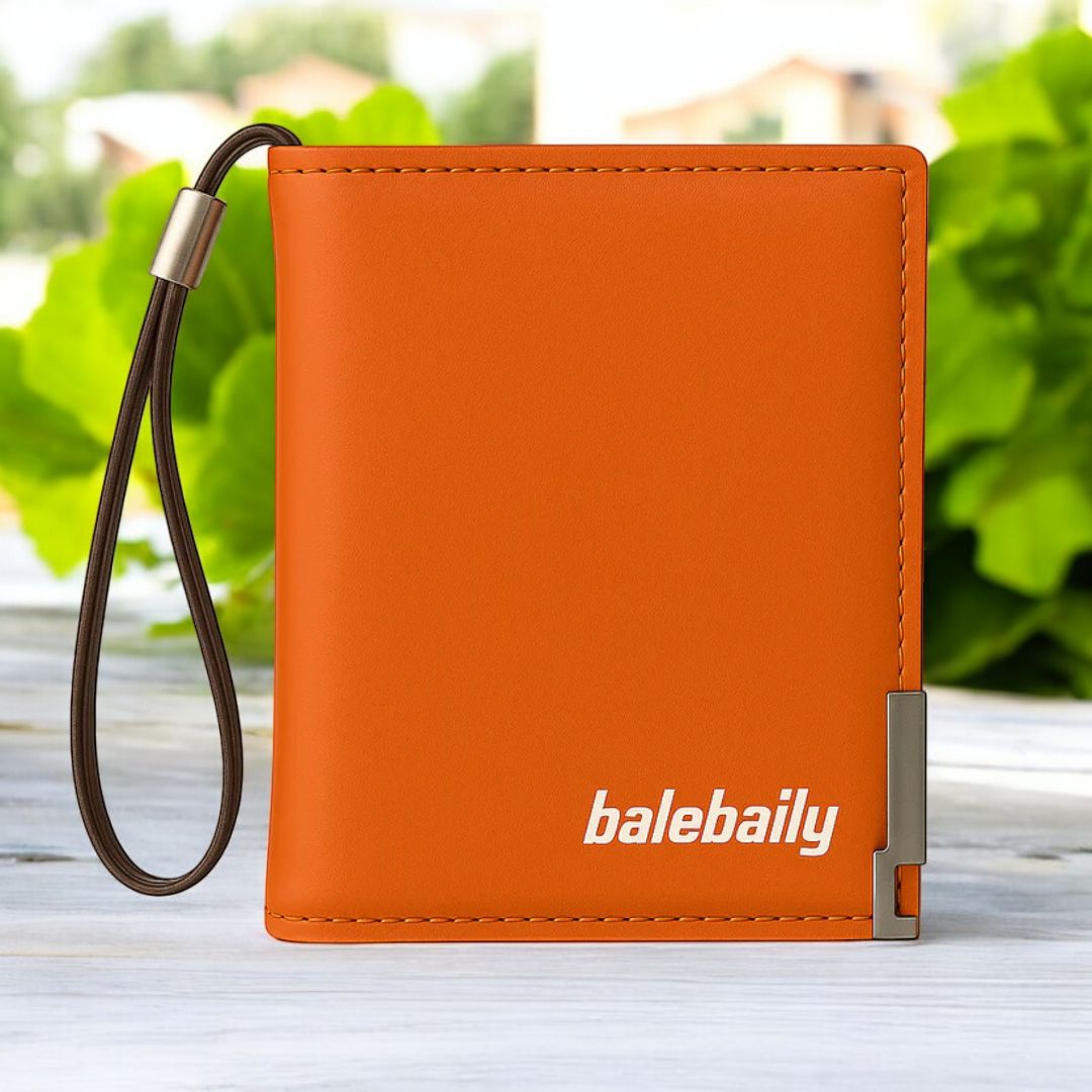 Balebaily Compact PU Wallet – Sleek, Smart & Stylish Saadi.Pk
